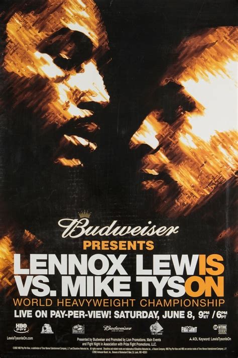 Lennox Lewis vs. Mike Tyson (2002) - Posters — The Movie Database (TMDB)