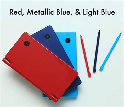 New Nintendo DSi colors for Europe: Red, Light... - Tiny Cartridge 3DS ...