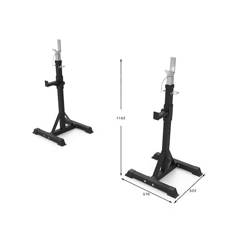 High Quality High Performance Floor Glute Ham Developer - SR36 – Adjustable Squat Rack – Kingdom ...