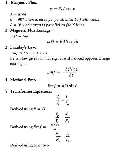 A Level Physics Formula Sheet | HubPages