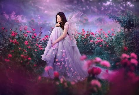 Women, Asian, Brunette, Dress, Flower, Girl, Model, Pink Flower, Woman ...