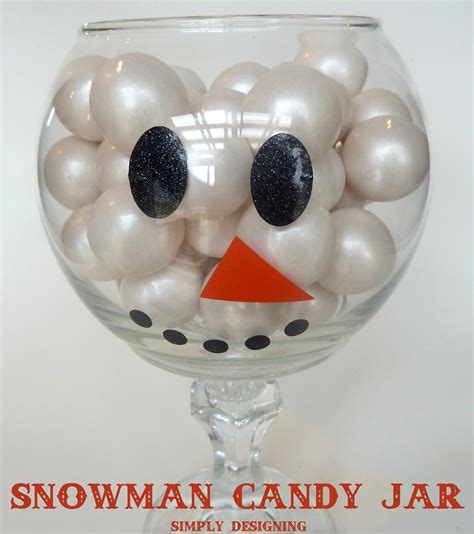 DIY Snowman Candy Jar #HolidayHangout