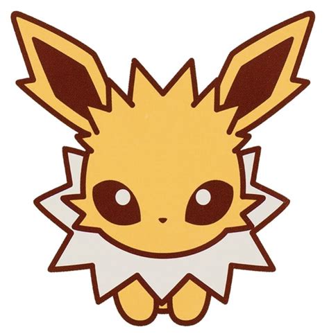 Jolteon en 2023 | Pegatinas bonitas, Dibujos bonitos, Dibujos fáciles