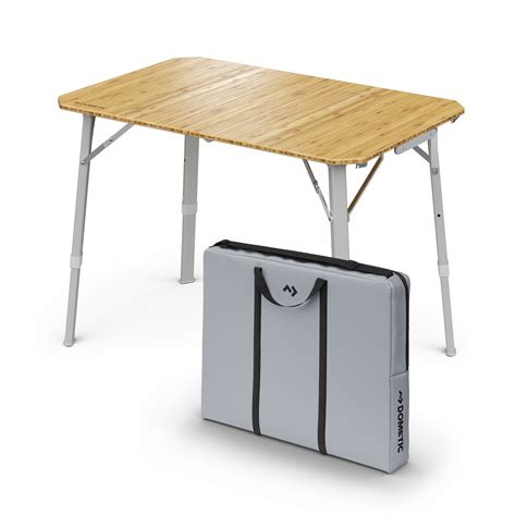 Dometic GO Compact Camp Table - Bamboo Camp Table, Adjustable Height | Dometic Dometic United ...