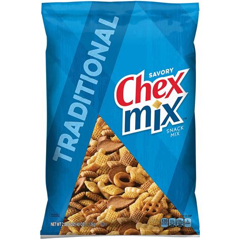 Chex Mix Traditional Savory Snack Mix 40 oz. - Walmart.com