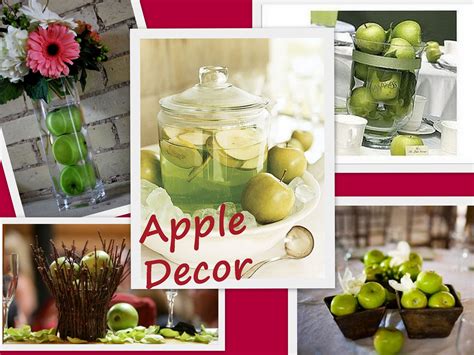 wedding table decorations using apples | apples in basket apples and ...