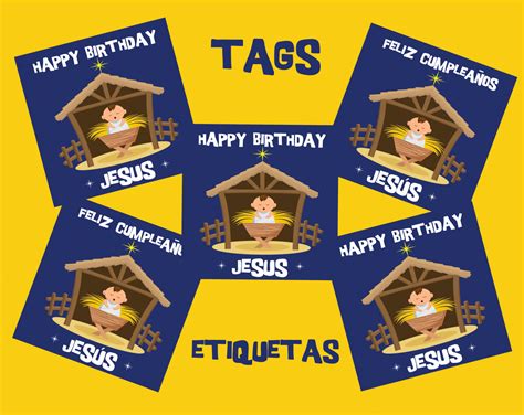 Happy Birthday Jesus Tags – Deeper KidMin