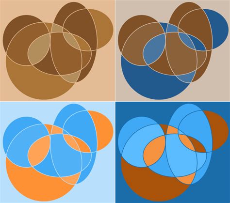 Abstract geometric circle compositions - Openclipart