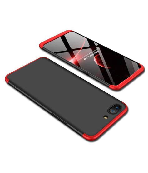 Oppo A3s Plain Cases KOVADO - Black Premium Quality 360 protection cover - Plain Back Covers ...