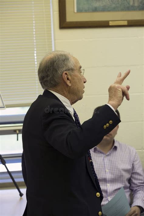 Senate Judiciary Chairman Charles Grassley Addresses Constituents ...