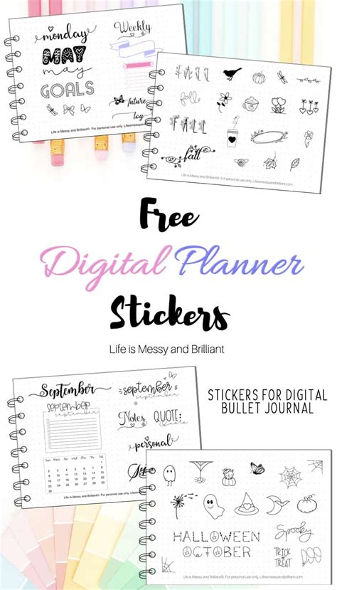 Paper, Party & Kids Digital planner stickers Purple & pink stickers for ...