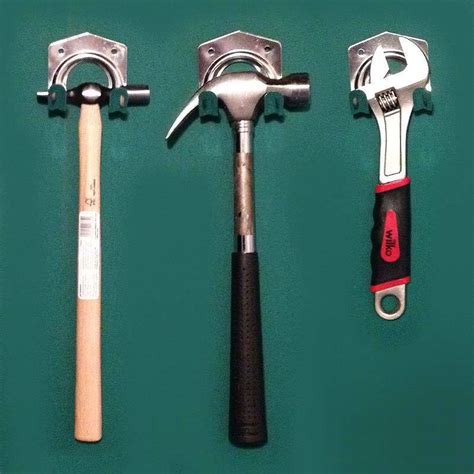 20+ Tool Hooks Workshop Garden Shed Garage Storage Double Metal U Hook