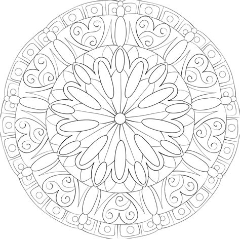 A Relaxing Zen Mandala Image For Adults To Color In The Zen Art ...