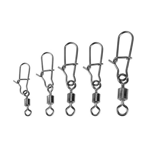 100pcs Fishing Connector Pin Swivel Metal Snaps Fishhook Lure Tackle Kit(6) | eBay