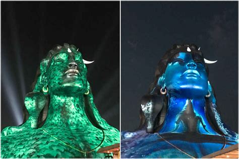 Isha Yoga Centre Adiyogi Night The first thing that catches visitor s ...