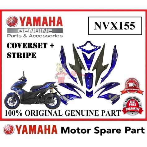 (100% ORIGINAL) YAMAHA NVX155 COVERSET + STICKER // BG3-F0000-60-P2 ...