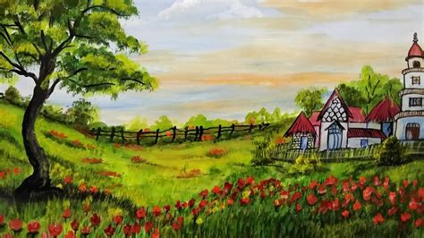 Wefalling: Attractive Simple Nature Painting Easy