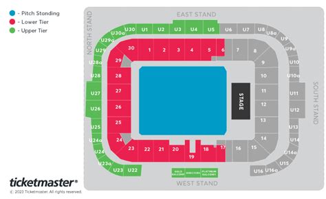 Take That: This Life On Tour Seating Plan - Stadium MK