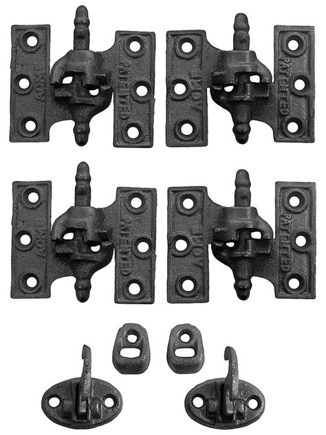 "Acme" Cast Iron Mortise Shutter Hinges - 3 1/8" x 2 1/2" | Shutter hinges, Wooden window ...