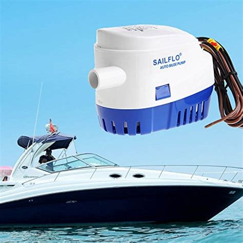 SAILFLO Automatic Bilge Submersible Pumps 12V DC All-in-one Marine Bilge Pump 4 Year Warranty ...