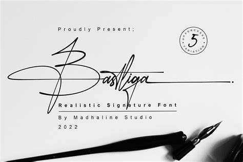 Bastliga Realistic Signature Font – Free Design Resources
