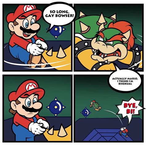 So long, bi bowser : r/videogamedunkey