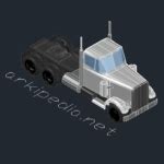 3D Truck Drawing Dwg - Arkipedia EN
