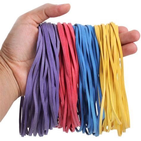 Pen- Large Rubber Bands, 120 Pack, Assorted Color, Big Rubber Bands, Giant Rubber Bands ...