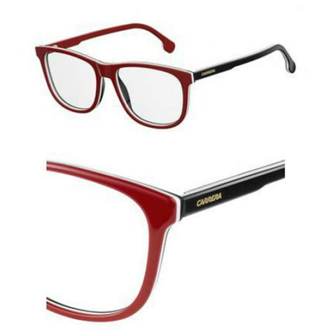 Carrera Womens Eyeglasses Frames CA1105V C9A Red 53 17 145 Demo Lens ...