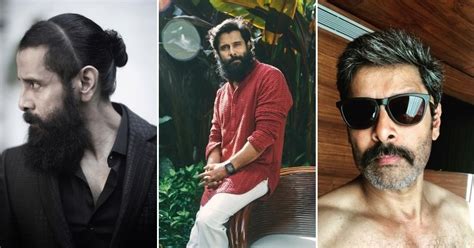 Cool Hairstyles Sported By Chiyaan Vikram