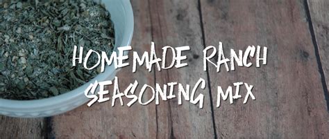 Low-Sodium Homemade Ranch Seasoning Mix - HappiHomemade - Family Friendly Recipes