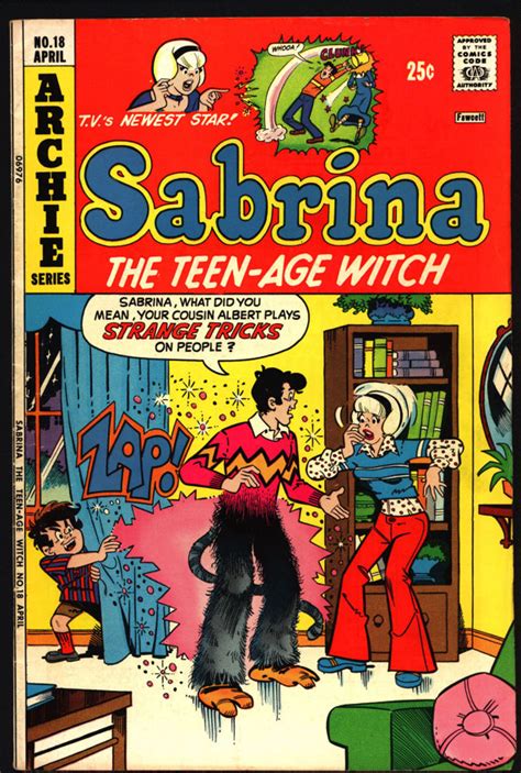 SABRINA Teenage Witch #18 Archie Comics 1974 Archie Andrews Jughead Betty & Veronica Riverdale ...