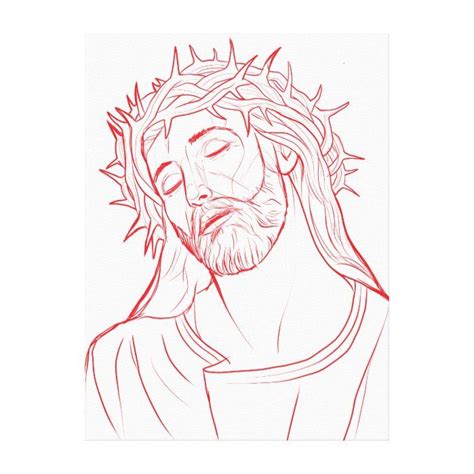 Corpus Delikti, Jesus face Canvas Print | Zazzle | Jesus christ portrait, Christ tattoo, Jesus ...