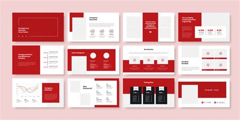 Powerpoint Backgrounds Business Red