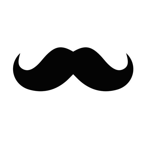 Two(2) Black Mustache Car Decal Vinyl Window Wall Sticker The Stache - Walmart.com