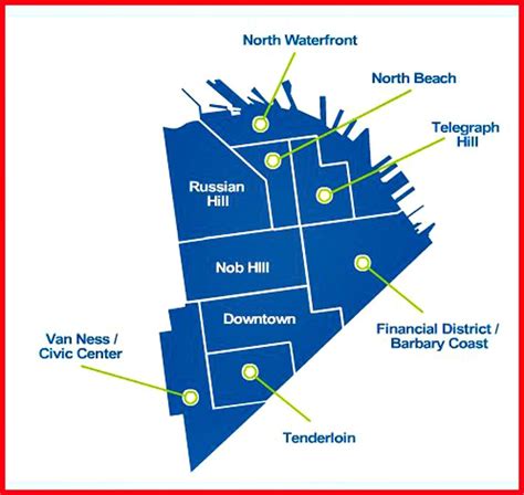 Tenderloin district map - Tenderloin district San Francisco map ...