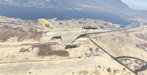 Desert Falcon F-16 F BLK 60/61 UAE [Add-On / Replace] - GTA5-Mods.com