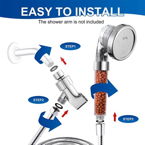 High Pressure Ionic Negative Ion Filtration Shower Head — High-Pressure ...