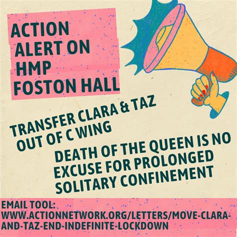 HMP Foston Hall: Move Clara and Taz, end indefinite lockdown! - Action ...