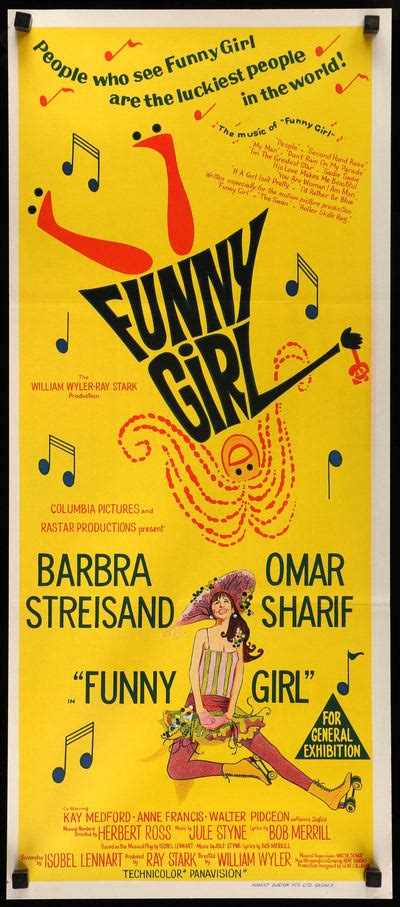 Funny Girl (1968) Original Australian Movie Poster - Original Film Art ...