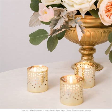 Gold Metal Tealight Candle Holder - 12 Count | Candle holders, Tealight ...