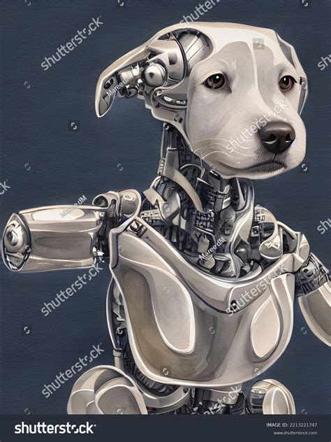 Robot Dog Future Stock Illustration 2213221747 | Shutterstock