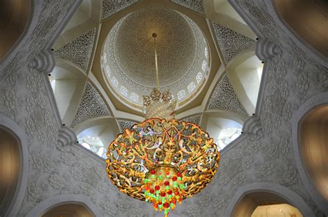 Chandelier Sheikh Zayed Grand Mosque (4) | Abu Dhabi | Pictures | United Arab Emirates in Global ...