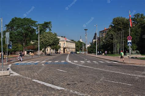 Premium Photo | The vintage street in sofia bulgaria