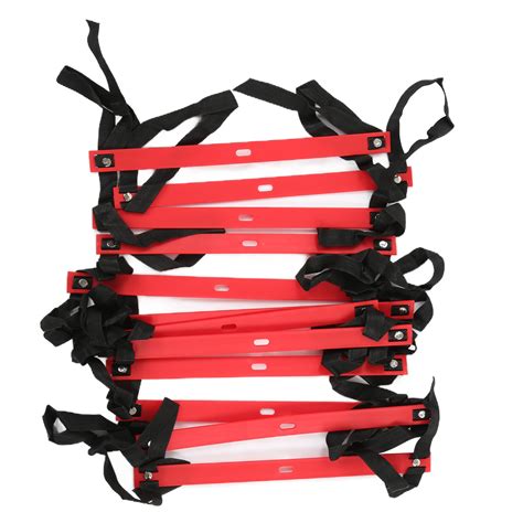 Fixed Agility Ladder Football Speed Rope Ladder for Football Exercise Sports Training 6M ...