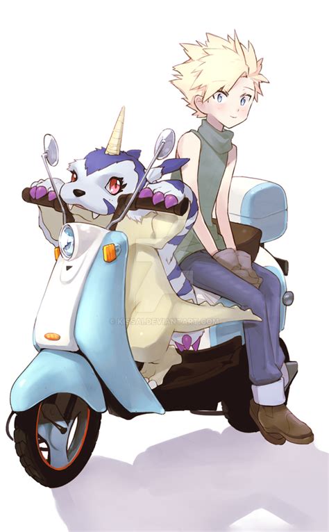 Yamato(Matt)+Gabumon by kissai on DeviantArt