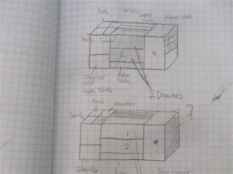 Desk Organizer Design - Brayan Nunez Portfolio