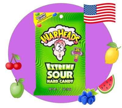 Warheads extreme sour Bonbons super acides - Candy Crazy