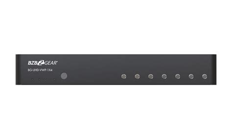 4-Port 4K UHD Video Wall Processor with Scaler and Audio