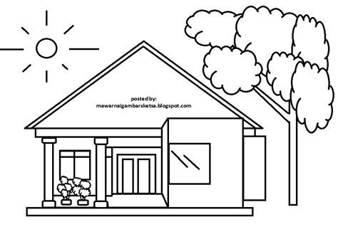 Gambar Sketsa Rumah Hitam Putih Background Zoom Images - IMAGESEE